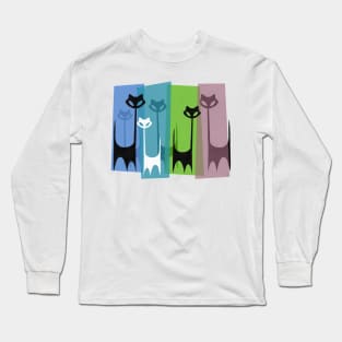 Kitty Cats Tuned In And Receiving Long Sleeve T-Shirt